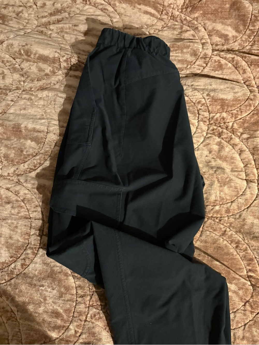 lululemon athletica Men's Black Cargo Jogger Pants